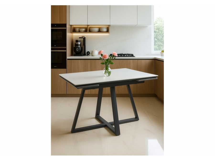 Памелла 120(180)х80 carmen light grey / черный