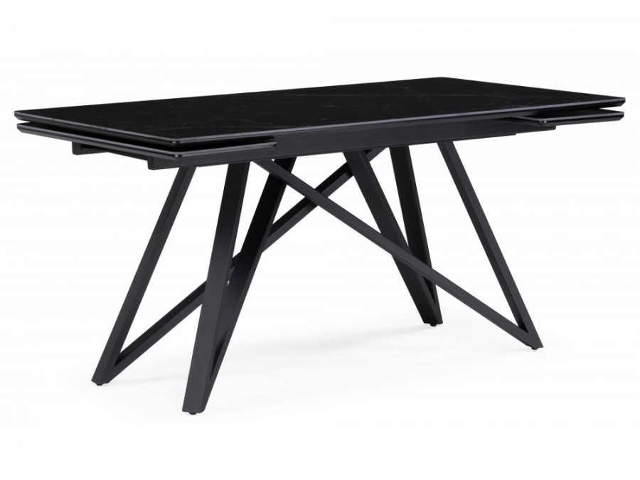 Вилсон 160(220)х89 черный мрамор shakespeare black / черный