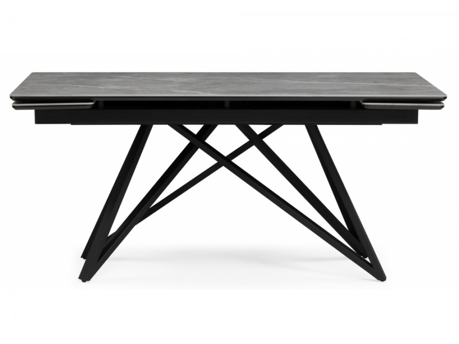 Вилсон 140(200)х80 серый мрамор larka grey / черный