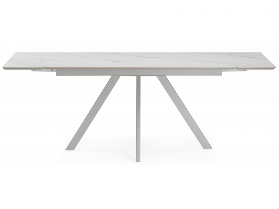 Вилли 140(200)х80 белый мрамор snow white / серый