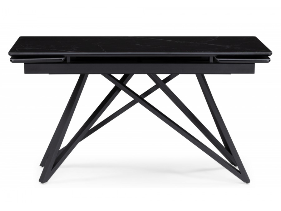 Вилсон 160(220)х89 черный мрамор shakespeare black / черный