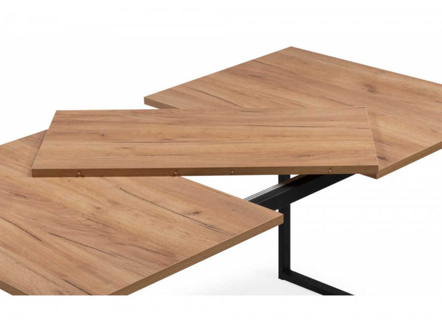 Лиман 117 (157) x 77 дуб крафт золотой / черный матовый