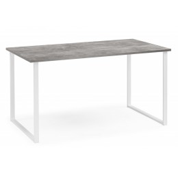 Лиман 140 x 80 бетон светлый / белый матовый