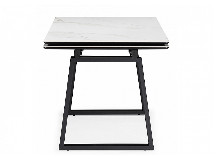 Джек 140(200)х80 белый мрамор alpin white / черный