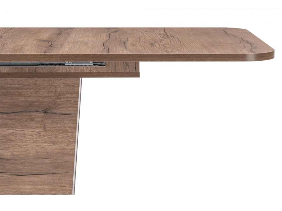 Стол деревянный Токио-28 120(152)х75х75 дуб табачный / антрацит