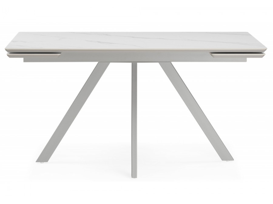 Вилли 140(200)х80 белый мрамор snow white / серый