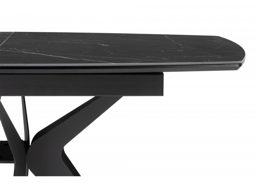 Риполь 160(205)х89 черный мрамор shakespeare black / черный