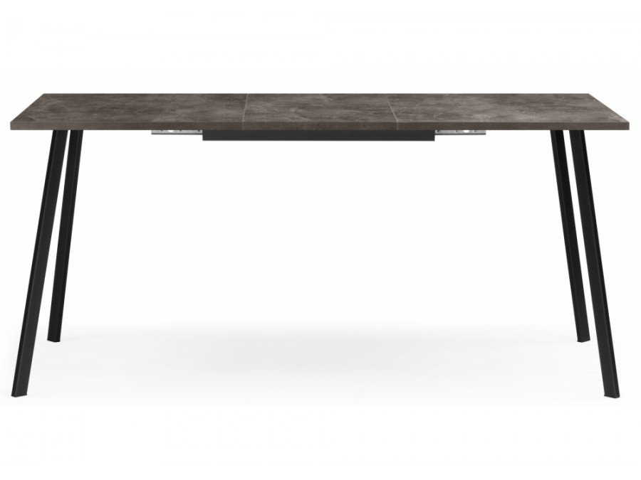 Кортни 117 (157) x 77 бетон темный / черный матовый