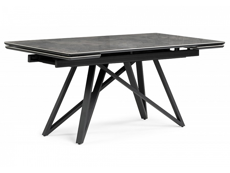 Вилсон 160(220)х89 серый мрамор baolai / черный