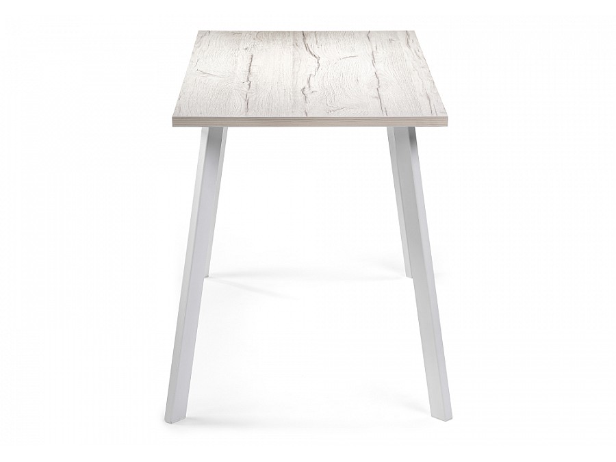 Стол деревянный Тринити Лофт 120х60х75 25 мм юта / матовый белый