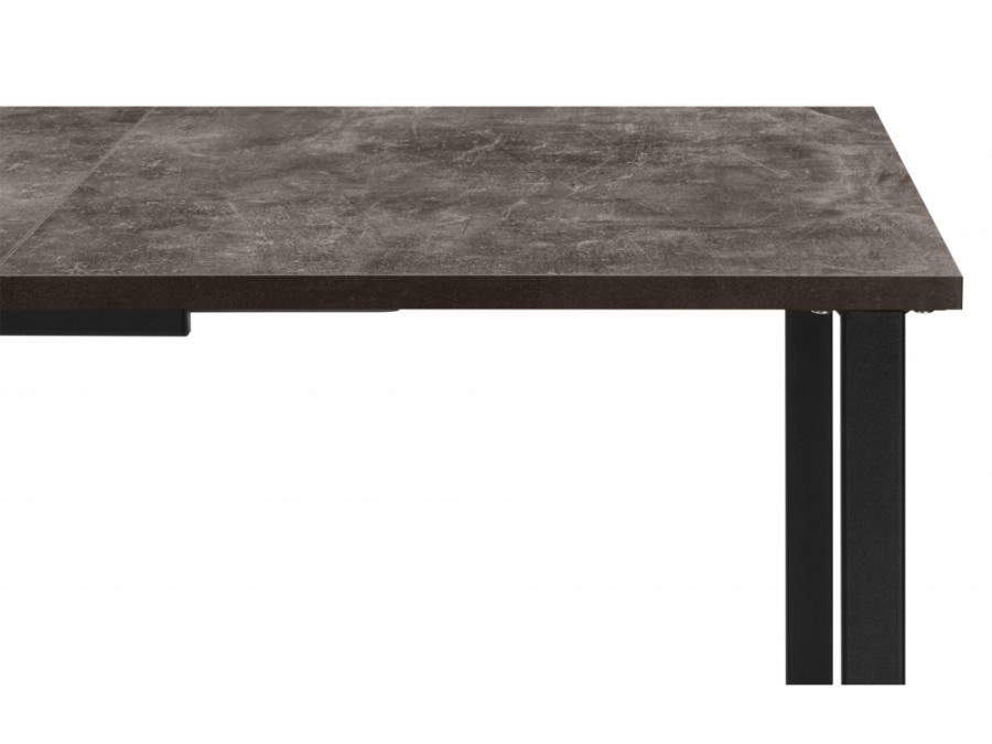 Лиман 117 (157) x 77 бетон темный / черный матовый