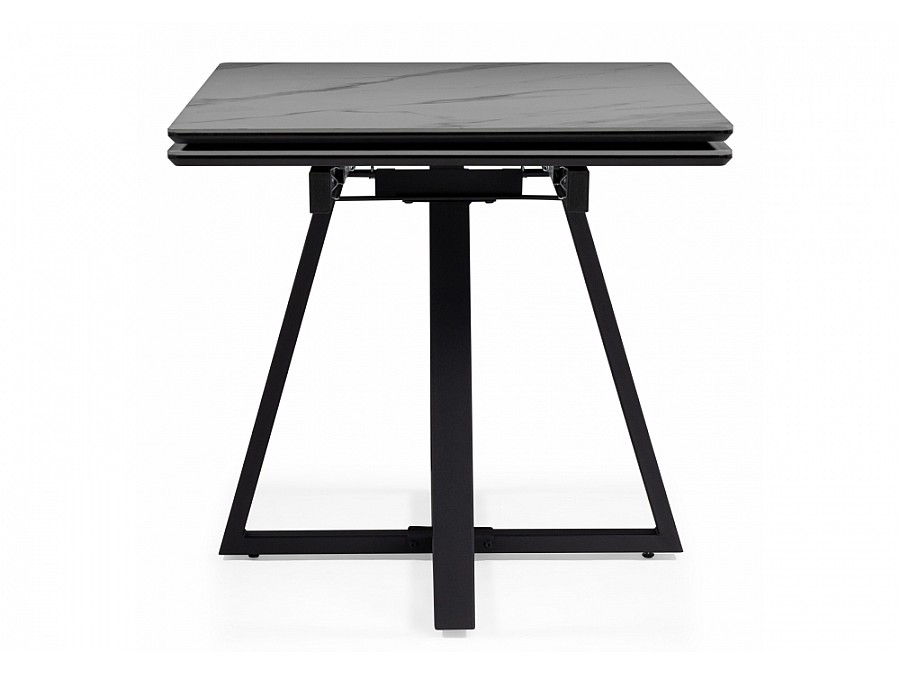 Памелла 140(200)х80 серый мрамор larka grey / черный