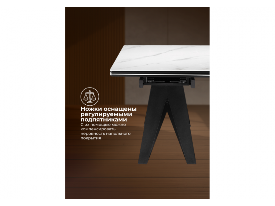 Блэкберн 140(200)х80 белый мрамор snow white / черный