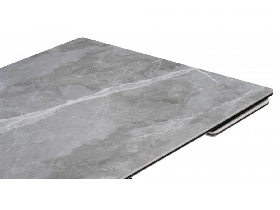 Дарвин 140(200)х80 серый мрамор larka grey / черный