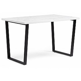 Стол деревянный Лота Лофт 120 25 мм сабия / черный матовый