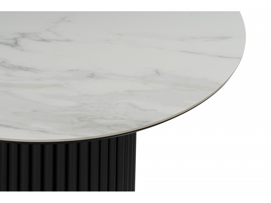 Барел 90 белый мрамор snow white / черный