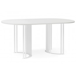 Хьюго О 160 х 90 белая шагрень пленка / белые ноги