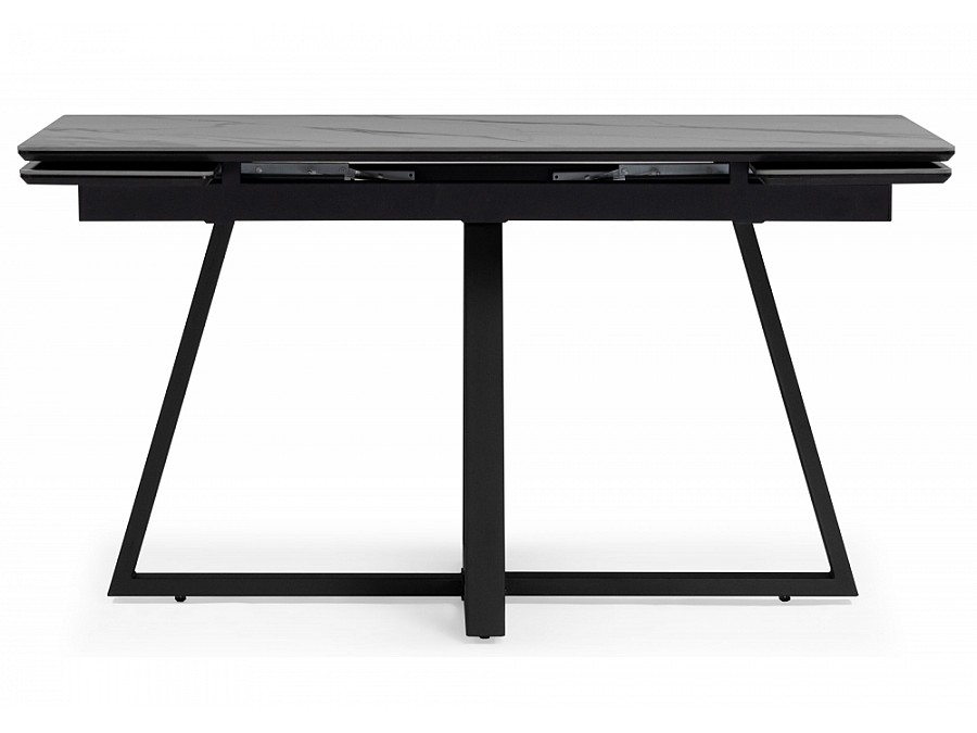 Памелла 140(200)х80 серый мрамор larka grey / черный