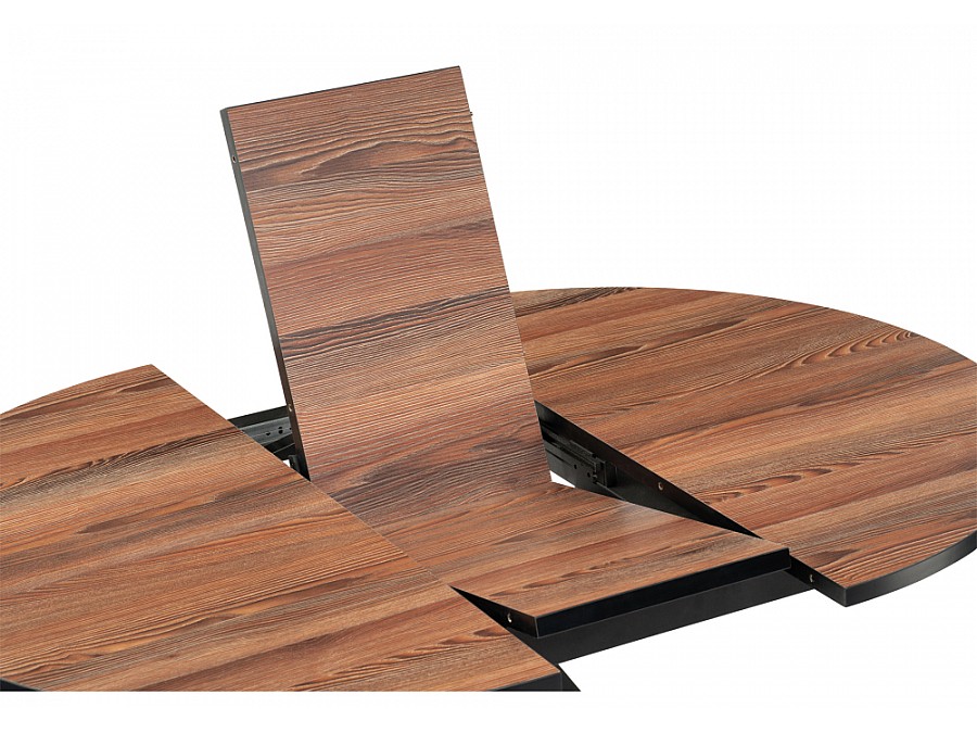 Стол деревянный Бетина 100(130)х100х75 дерево / черный