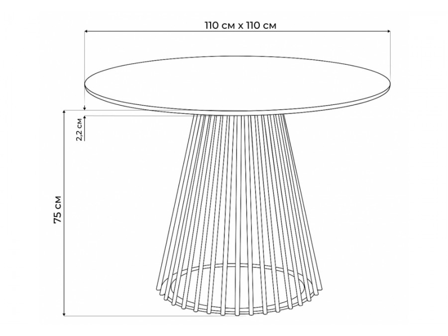 Нэнси 110 темно-серый / черный