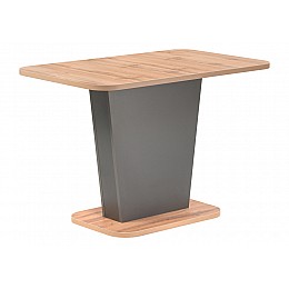 Стол деревянный Лурвин 100(145)х68х75 дуб вотан / графит