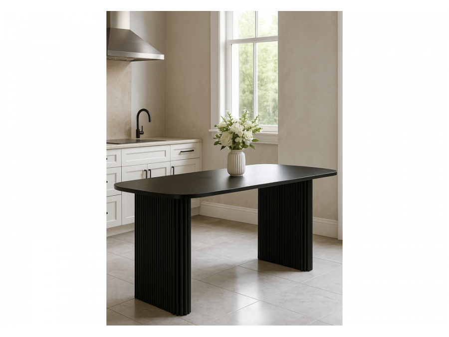 Бавария B 160 х 90 черная пленка шагрень / черный