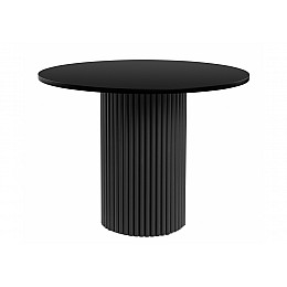 Стол деревянный Барел 110 черный / черный