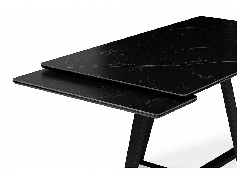 Памелла 140(200)х80 черный мрамор shakespeare black / черный