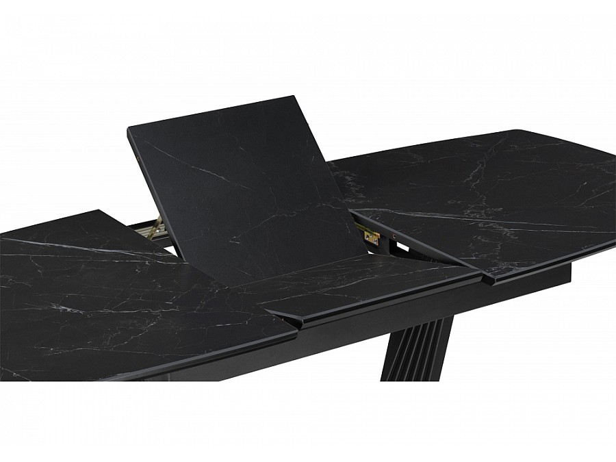 Вейл 140(180)х80 черный мрамор shakespeare black / черный