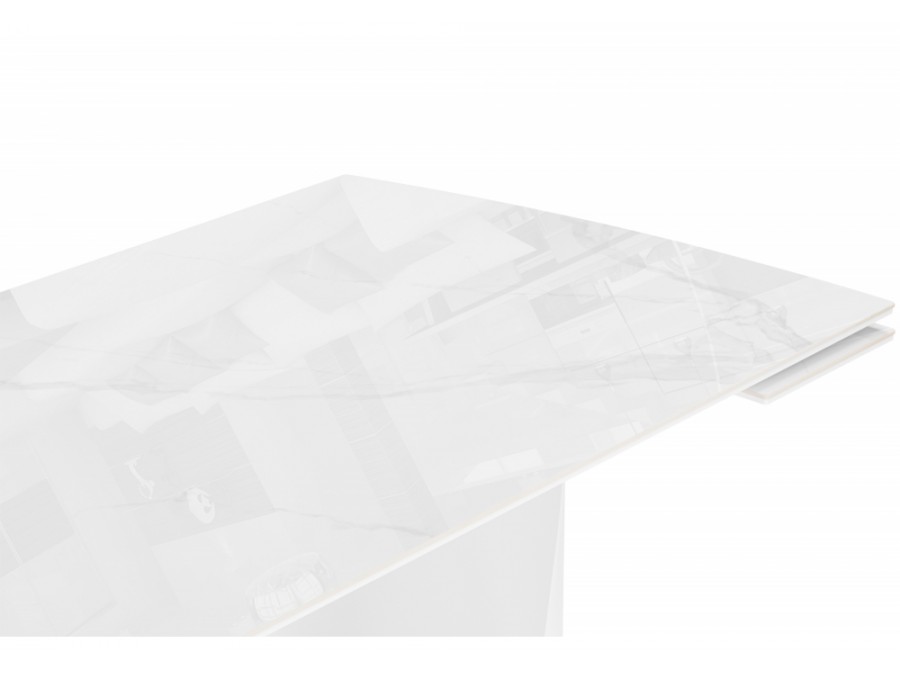 Готланд 180(240)x90 statuario titan gloss / белый