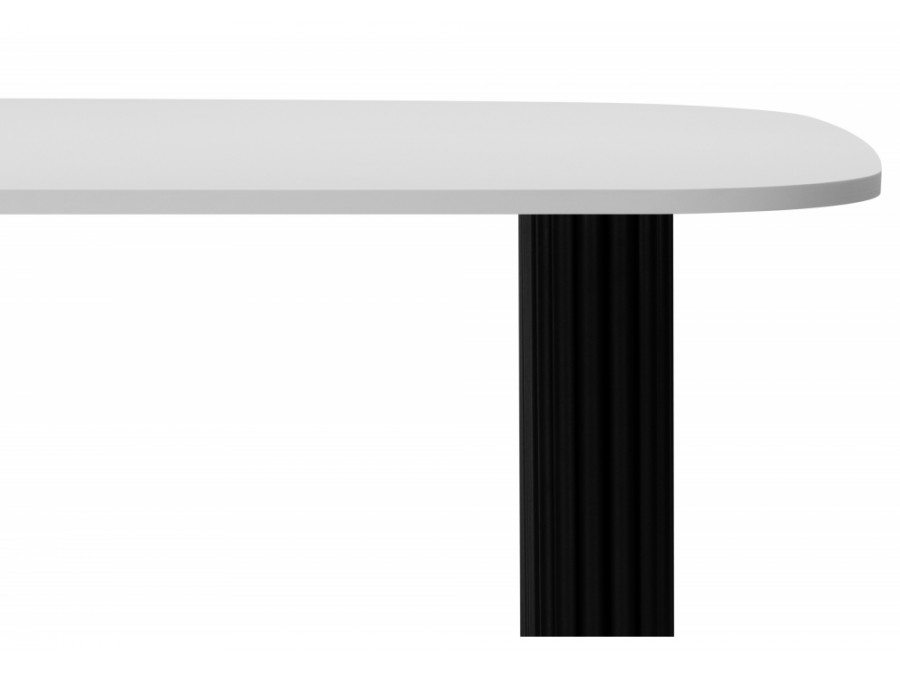 Бавария B 200 х 90 белая пленка шагрень / черный