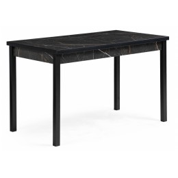 Стол деревянный Оригон дуб делано / черный матовый