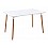 Стол деревянный Table 120х80х73 white / wood