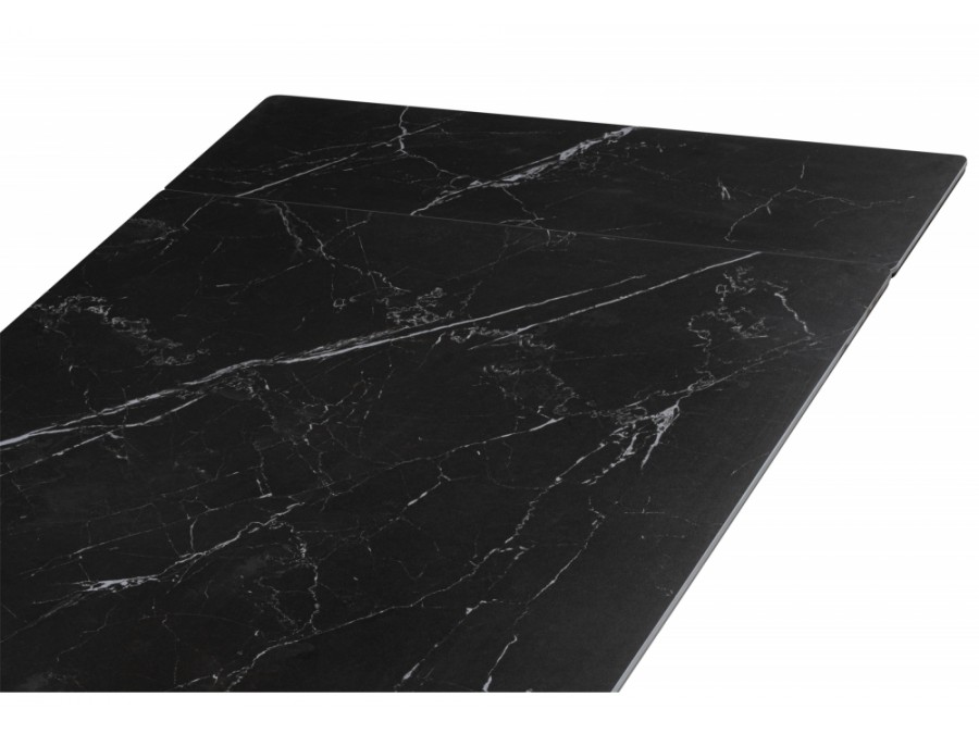 Вейв 160(220)х89 черный мрамор shakespeare black / черный