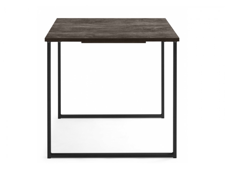 Лиман 117 (157) x 77 бетон темный / черный матовый