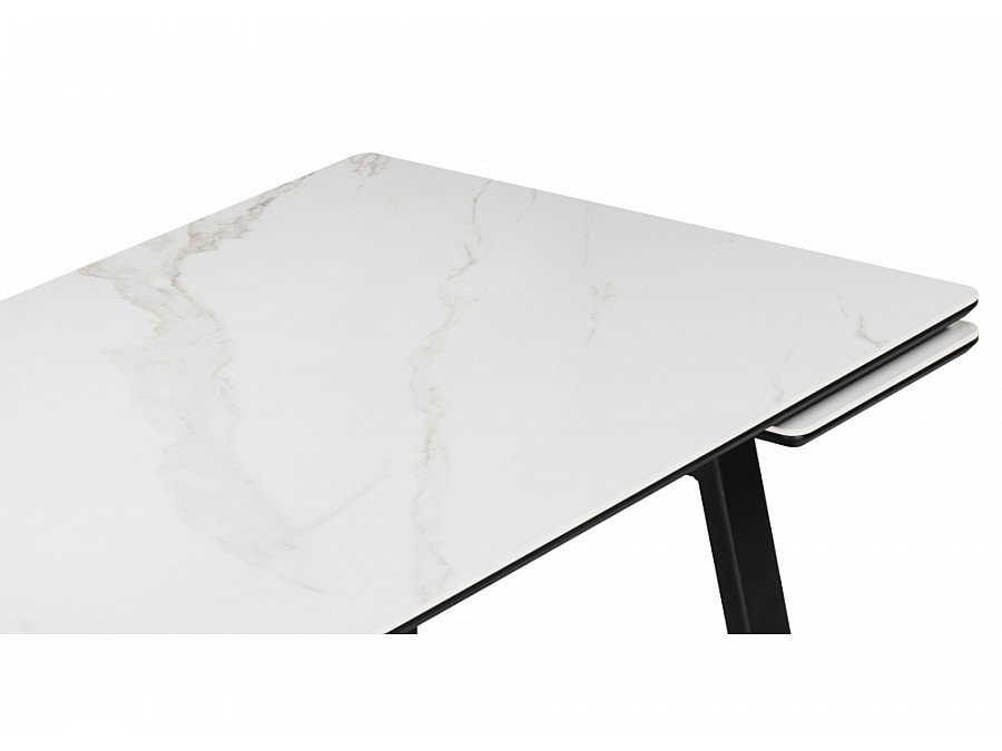 Джек 140(200)х80 белый мрамор alpin white / черный