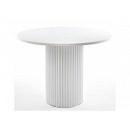 Стол деревянный Барел 100 белый / белый