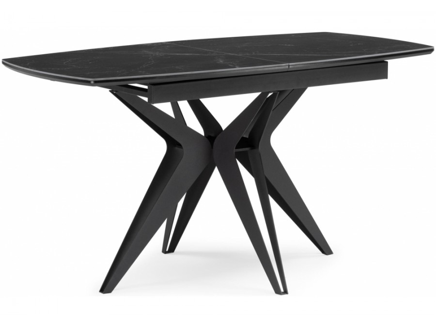 Риполь 160(205)х89 черный мрамор shakespeare black / черный