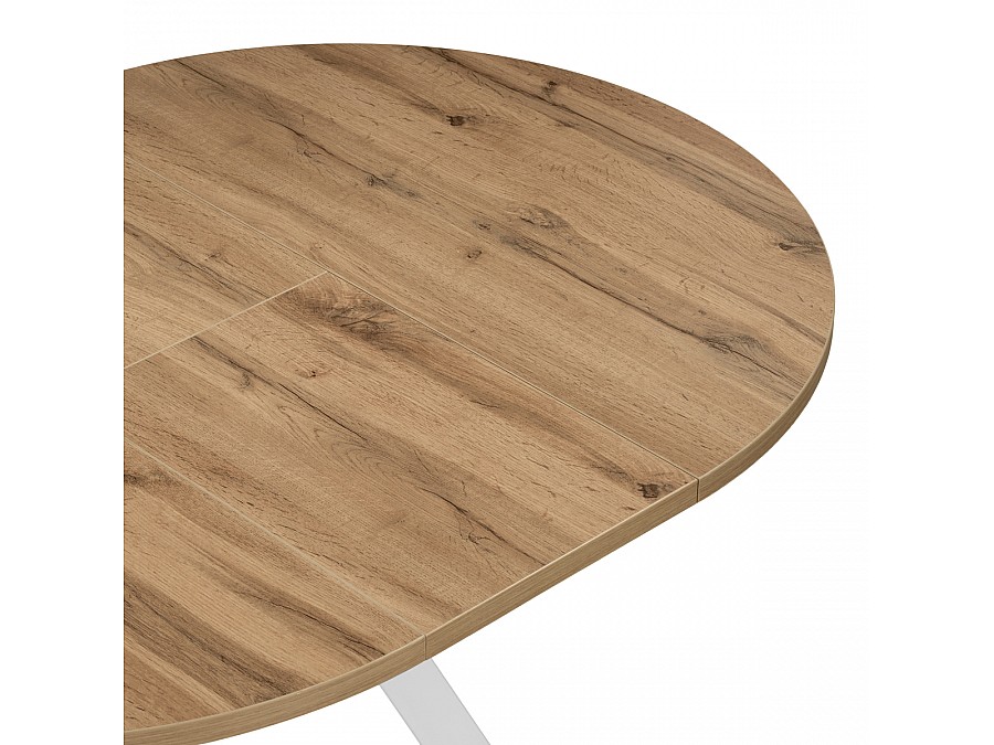 Трейси 90(120)х90х75 дуб вотан / белый