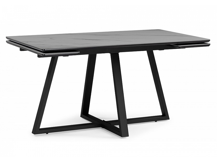 Памелла 140(200)х80 серый мрамор larka grey / черный