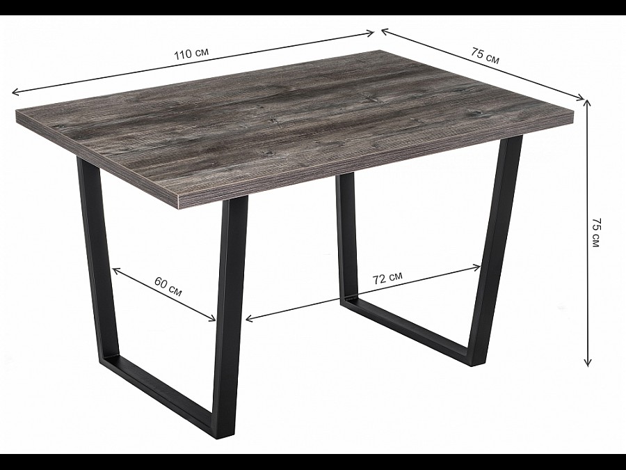 Эльпатия 110 сосна пасадена / черный матовый