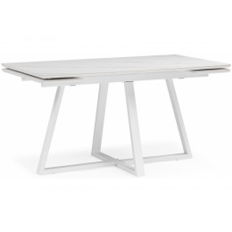 Памелла 140 (200) х 80 белый мрамор alpin white / snow white / белый