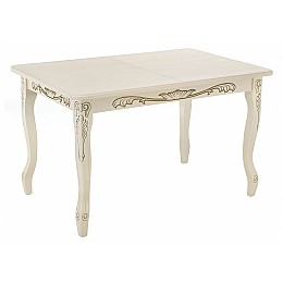 Стол деревянный Мауро с золотой патиной