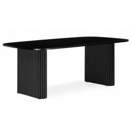 Бавария B 180 х 90 черная пленка шагрень / черный