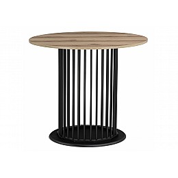 Стол деревянный Берту 90х90х75 делано / черный