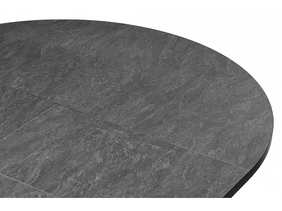 Стол деревянный Регна 100(130)х100х75 черный / бежевый