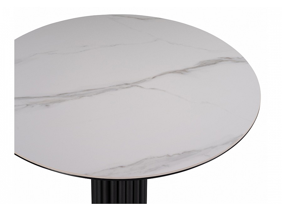 Кэмерон 90х90 белый мрамор snow white / черный