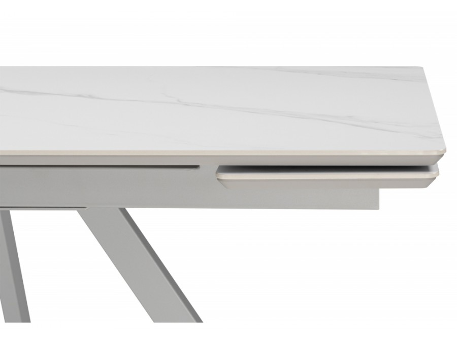 Вилли 140(200)х80 белый мрамор snow white / серый