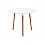 Стол деревянный Lorini 90х73 white / wood