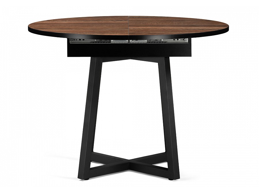 Стол деревянный Регна 100(130)х100х75 дерево / черный